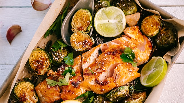 One-Tray Salmon Bake