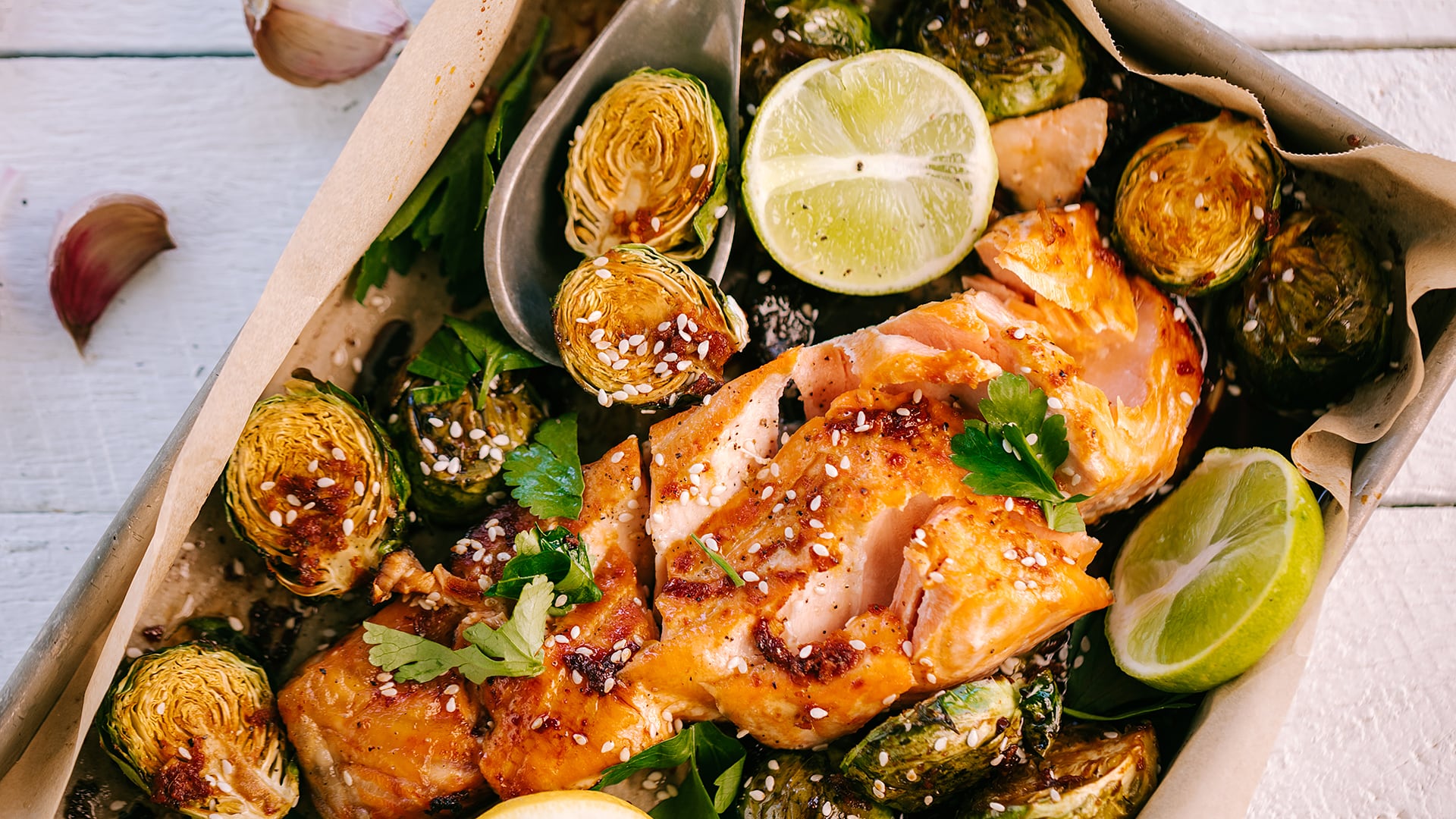 One Tray Salmon Bake