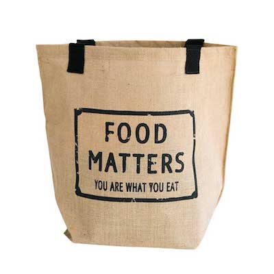 Food Matters Natural Jute Bags