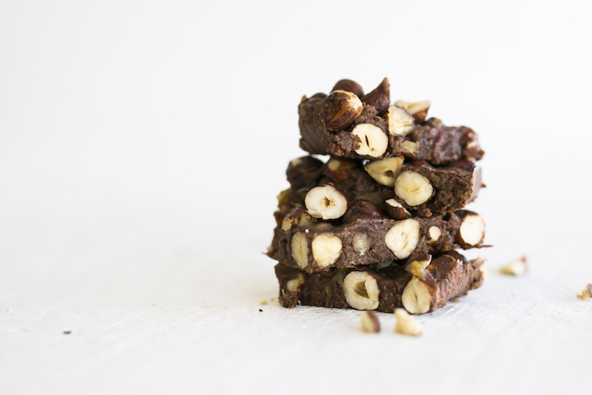 Chocolate, Hazelnut & Ginger Bars | FOOD MATTERS®