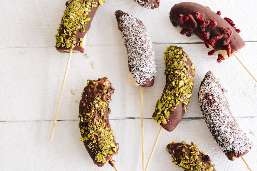 Chocolate Covered Banana Popsicles | FOOD MATTERS®