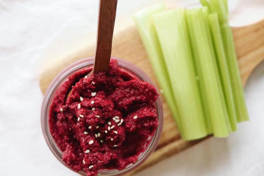 Gut-loving Beetroot Hummus | FOOD MATTERS®