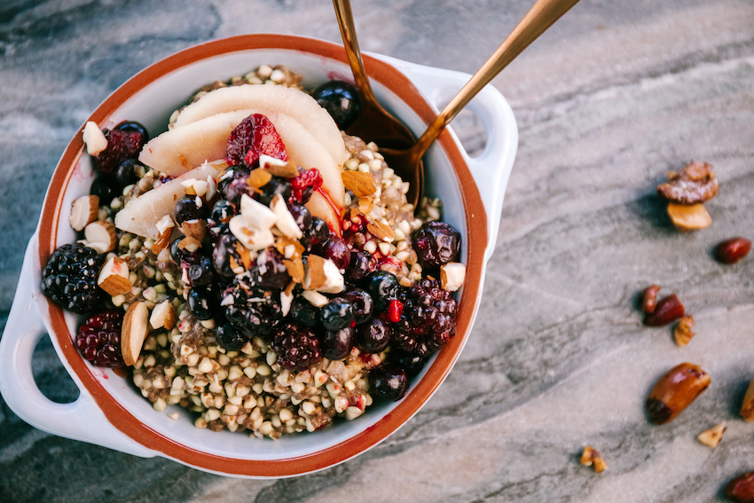Buckwheat Porridge with Berry Compote | FOOD MATTERS®