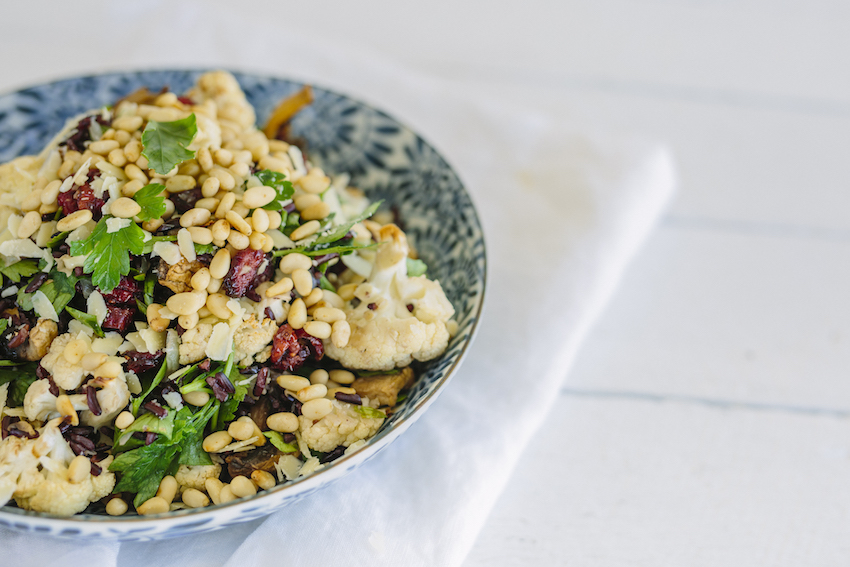 Roasted Cauliflower, Mushroom & Wild Rice Salad | FOOD MATTERS®