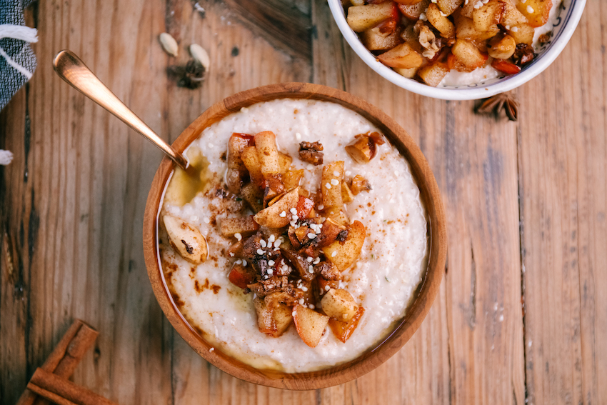 Creamy Cinnamon & Apple Oatmeal | FOOD MATTERS®
