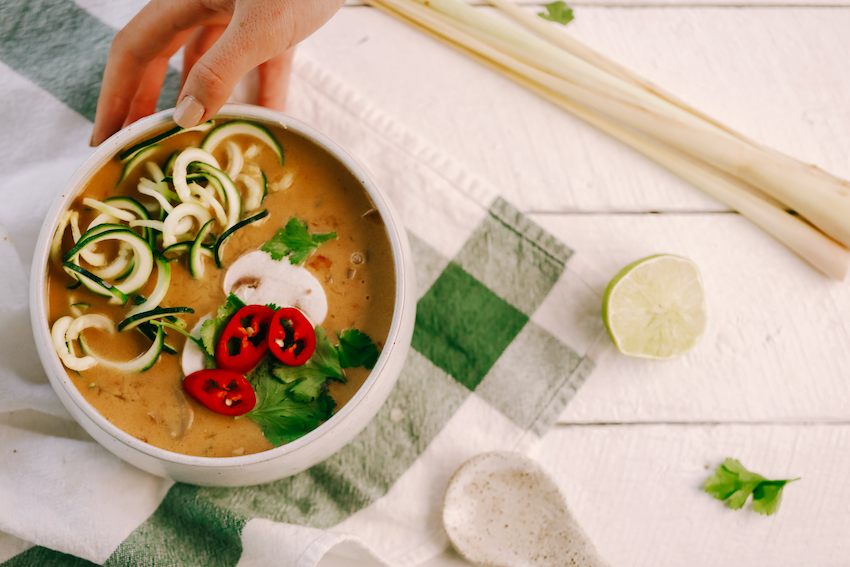 Tom Kha Soup with Zucchini Noodles | FOOD MATTERS®