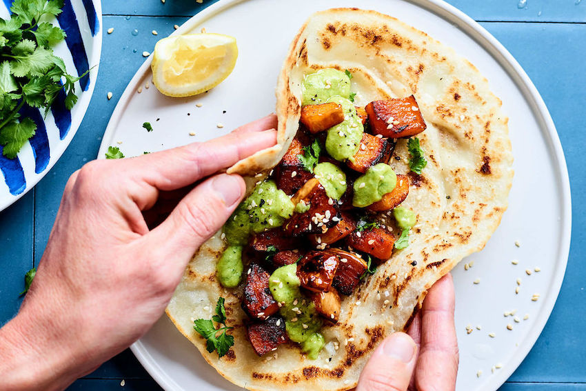 Charred Pumpkin Breakfast Tortillas | FOOD MATTERS®