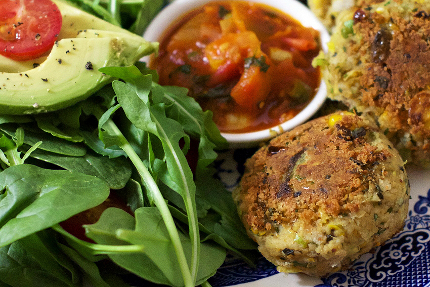 Chickpea Falafels With Chili Tomato Salsa | FOOD MATTERS®