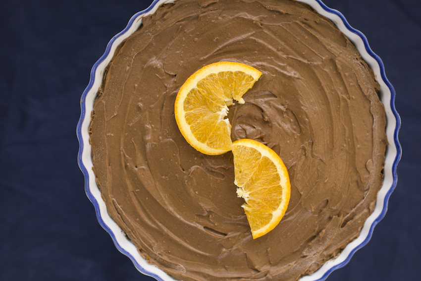 No-Bake Chocolate Orange Tart (Dairy, Nut & Gluten Free) | FOOD MATTERS®