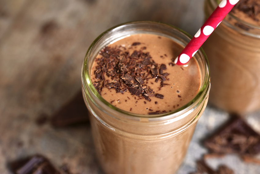 Chocolate Peanut Butter Heart Healthy Smoothie FOOD MATTERS®