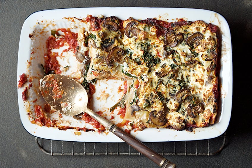 Clean Green Lasagna with Kale Marinara Sauce FOOD MATTERS®