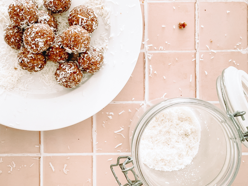 Coconut Salted Caramel Bliss Balls | FOOD MATTERS®