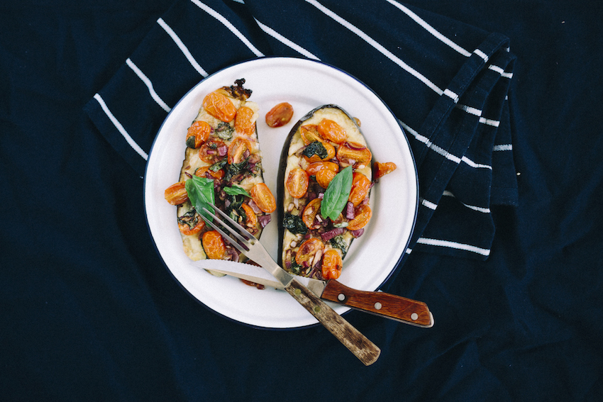 Baked Eggplant Bruschetta | FOOD MATTERS®