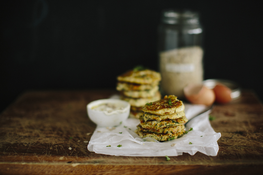 Gluten-Free Zucchini & Feta Fritters | FOOD MATTERS®