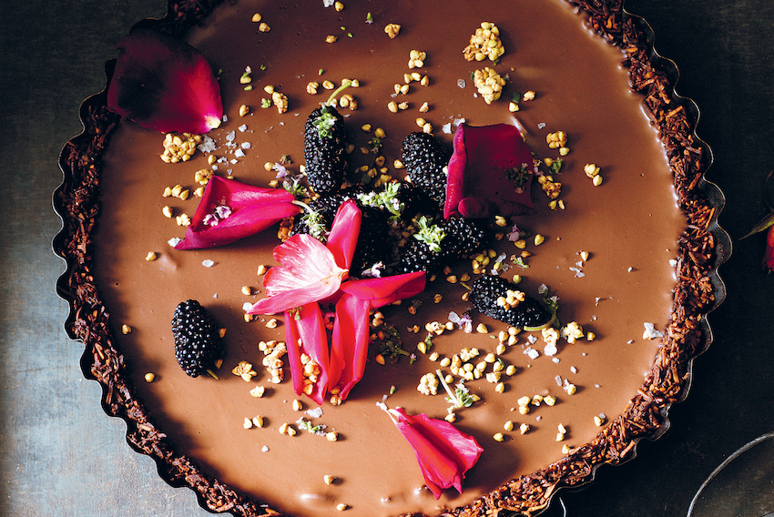 Cardamom and Sea Salt Ganache Tart | FOOD MATTERS®