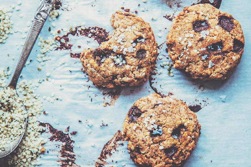 Quick Almond Butter Cookies with Coconut, Hemp & Flax | FOOD MATTERS®