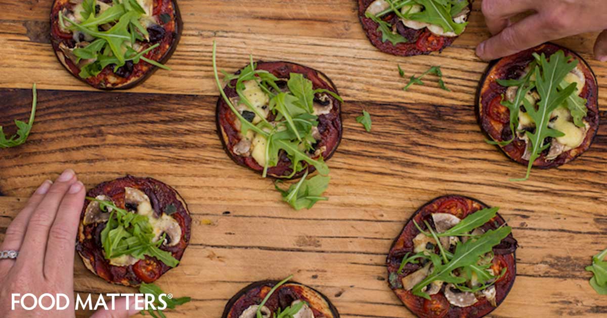 Mini Eggplant Pizzas | FOOD MATTERS®
