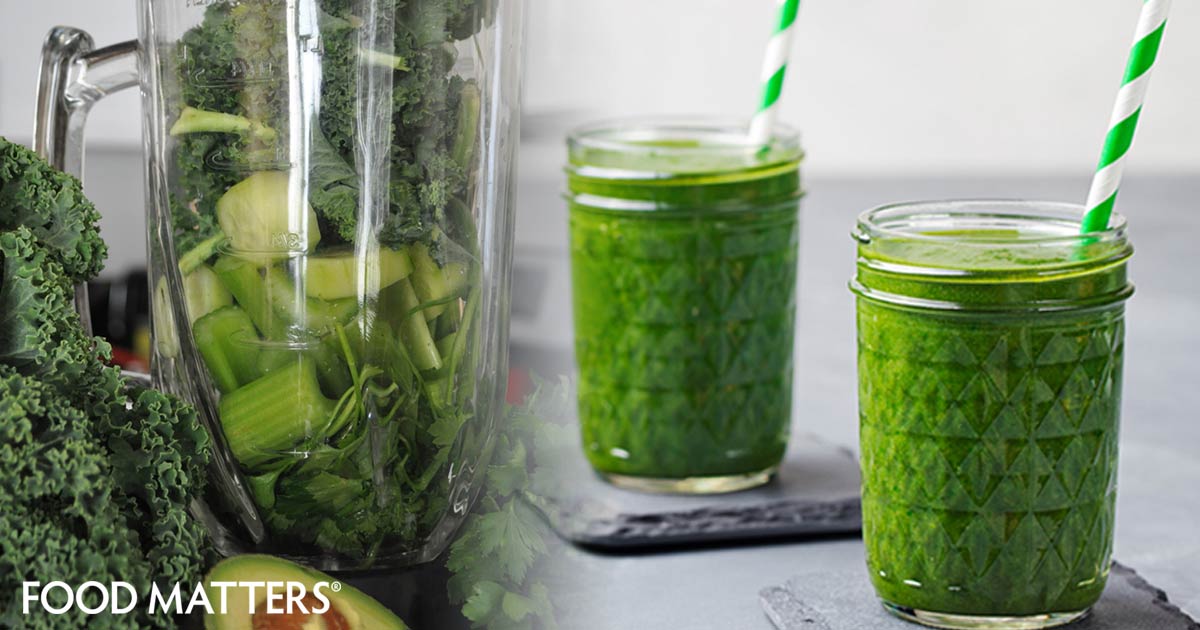 Green Smoothie For Energy & Glowing Skin | FOOD MATTERS®
