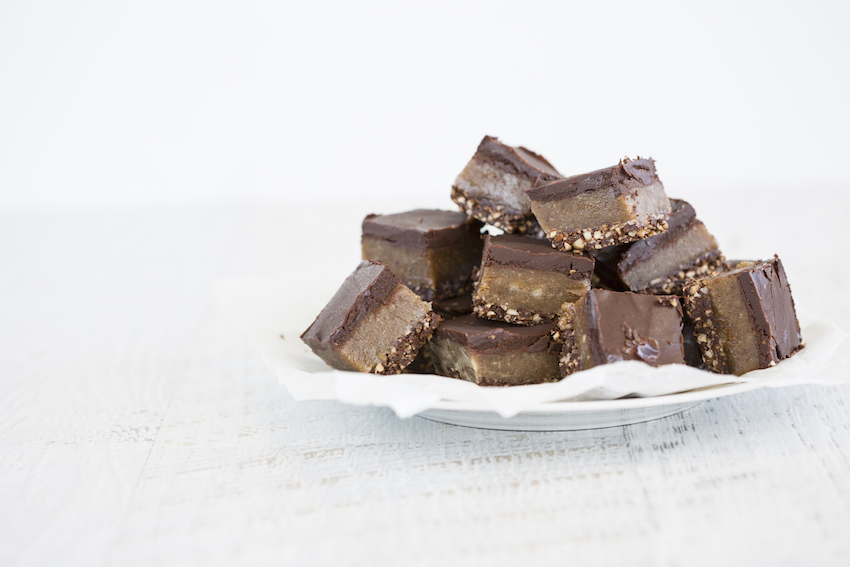 Naughty But Nice: Raw Caramel Slice | FOOD MATTERS®