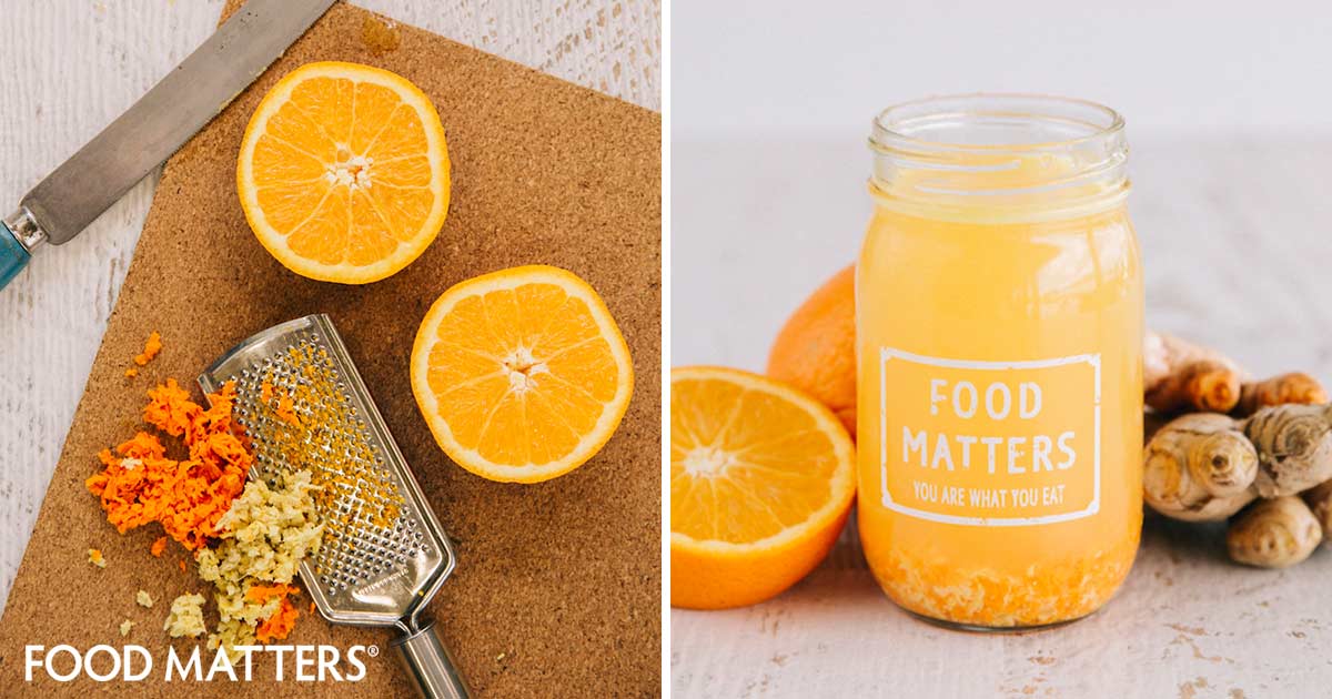 Orange, Turmeric & Ginger Water Kefir FOOD MATTERS®