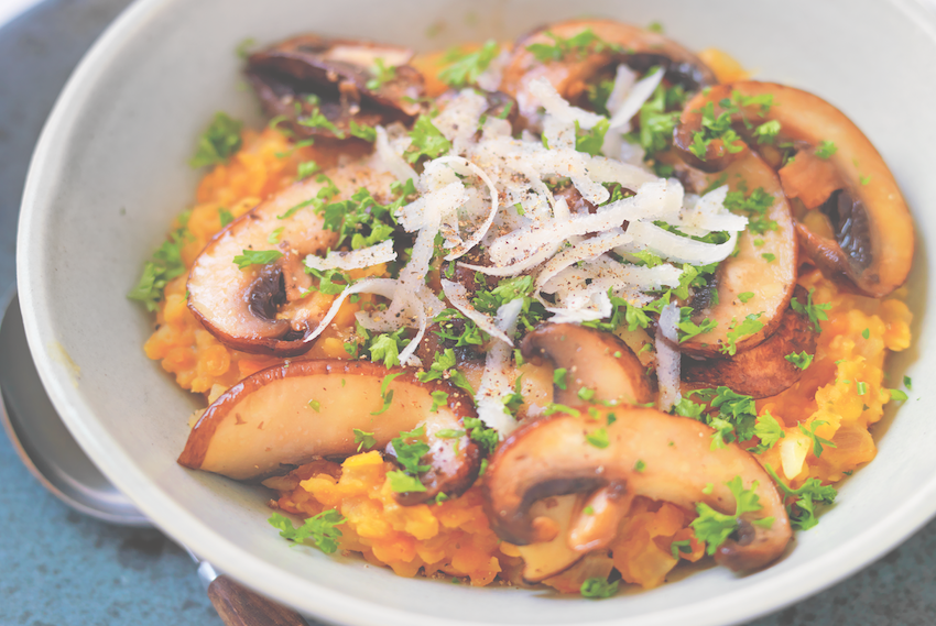 Linsotto With Mushrooms | FOOD MATTERS®