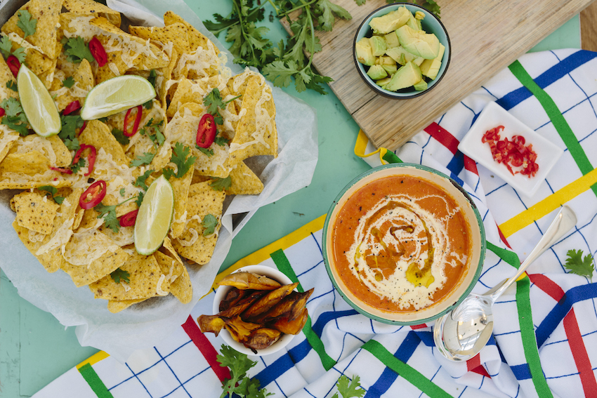Mexican Soup With Nacho Dippers | FOOD MATTERS®