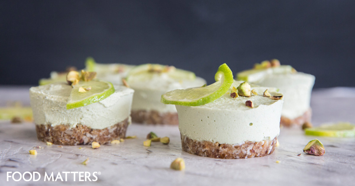 Mini Coconut & Lime 'Cheesecakes' | FOOD MATTERS®