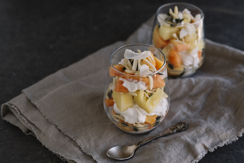 Papaya Pineapple “Granola” Parfait | FOOD MATTERS®