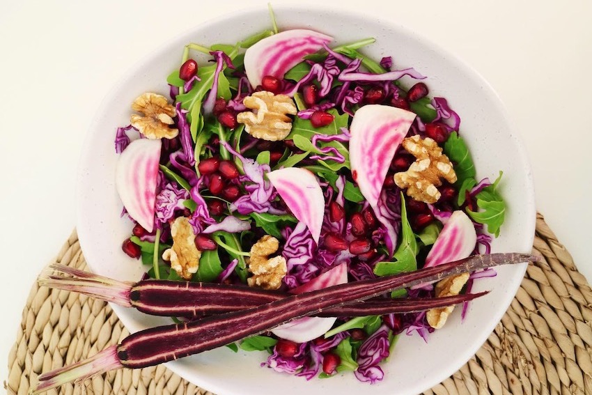 Polyphenol Pomegranate & Walnut Salad FOOD MATTERS®