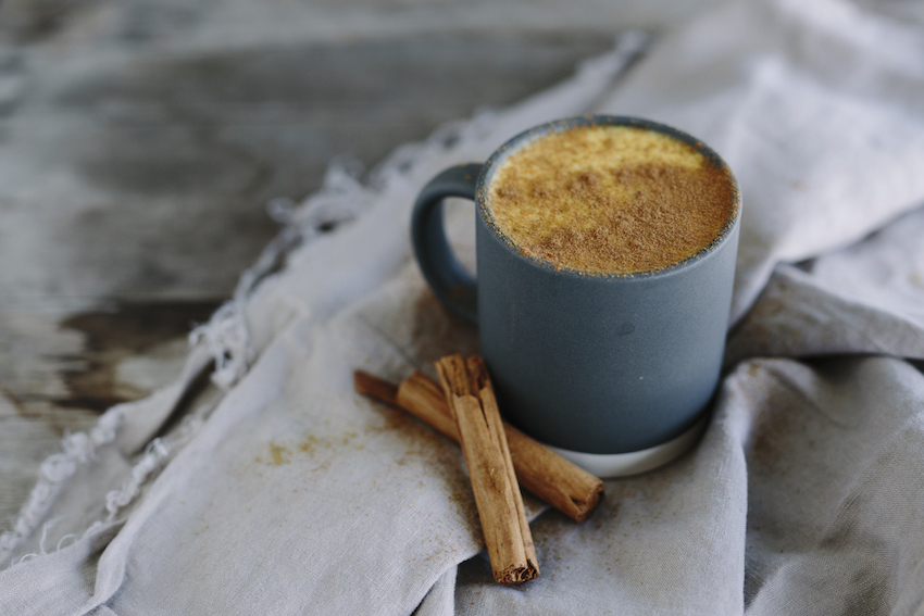 Pumpkin Pie Spiced Turmeric Latte | FOOD MATTERS®