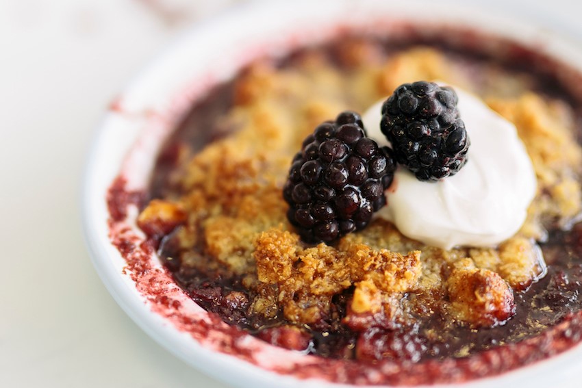 Quick Raspberry Crumble | FOOD MATTERS®