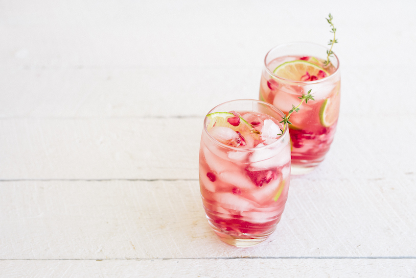 Raspberry Lime & Pomegranate Water Kefir | FOOD MATTERS®