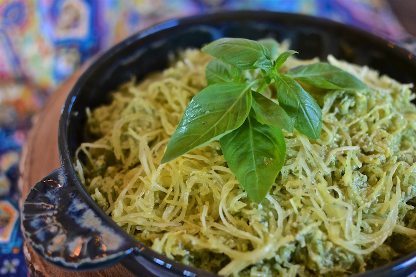 Easy Cashew Basil Pesto with Spaghetti Squash Noodles | FOOD MATTERS®