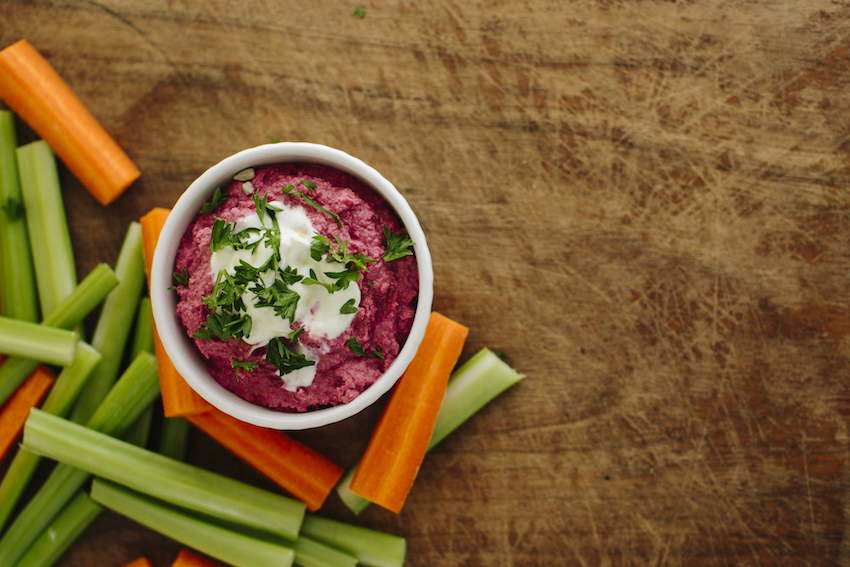 Spiced Beetroot Hummus | FOOD MATTERS®