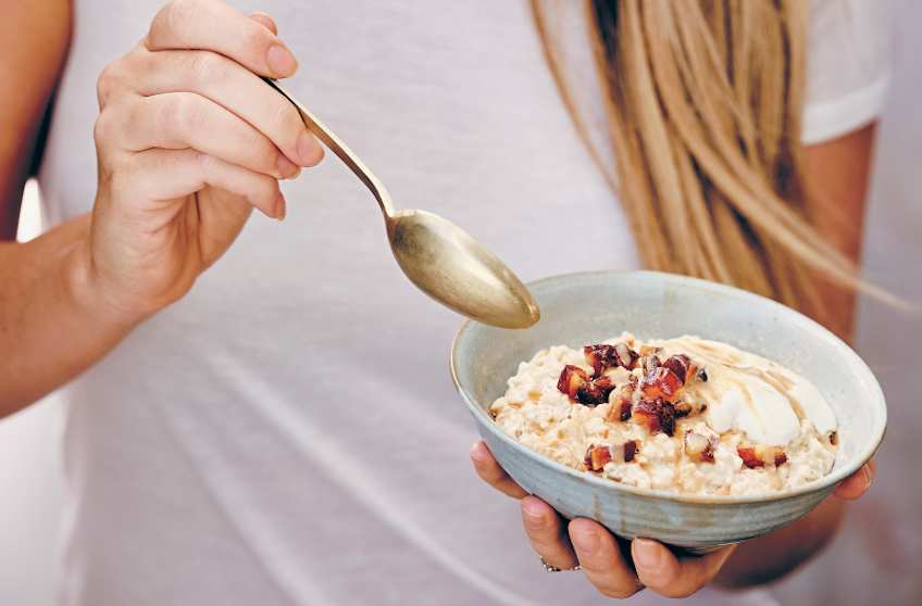 Sticky Date Pudding Breakfast Oats | FOOD MATTERS®