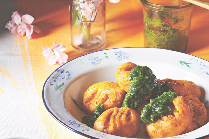 Sweet Potato Gnocchi With Kale Pesto And Pine Nuts FOOD MATTERS®