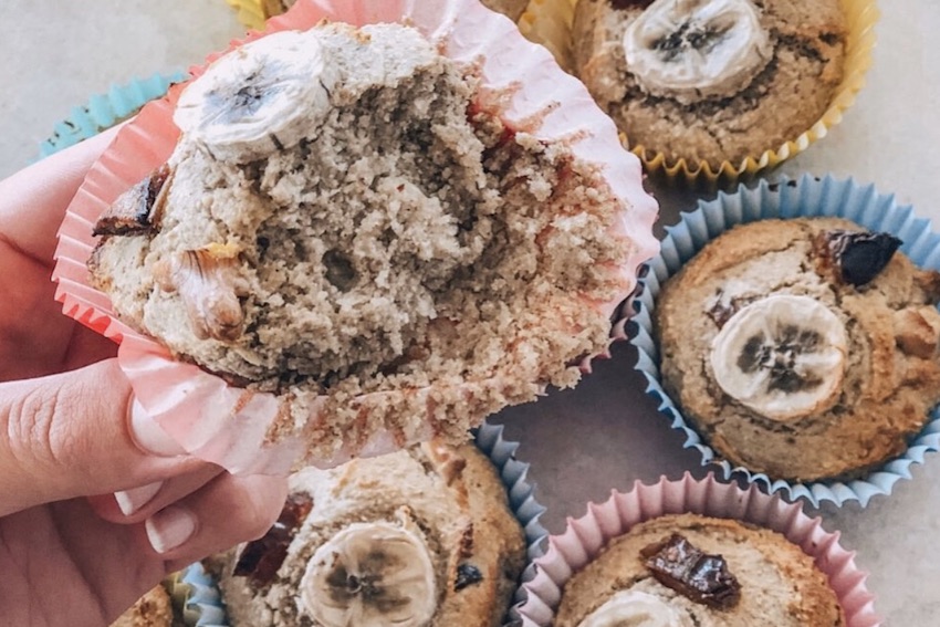 Vegan Banana, Date & Walnut Muffins | FOOD MATTERS®