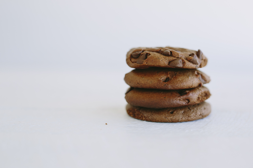 Vegan Double Chocolate Chip Cookies | FOOD MATTERS®