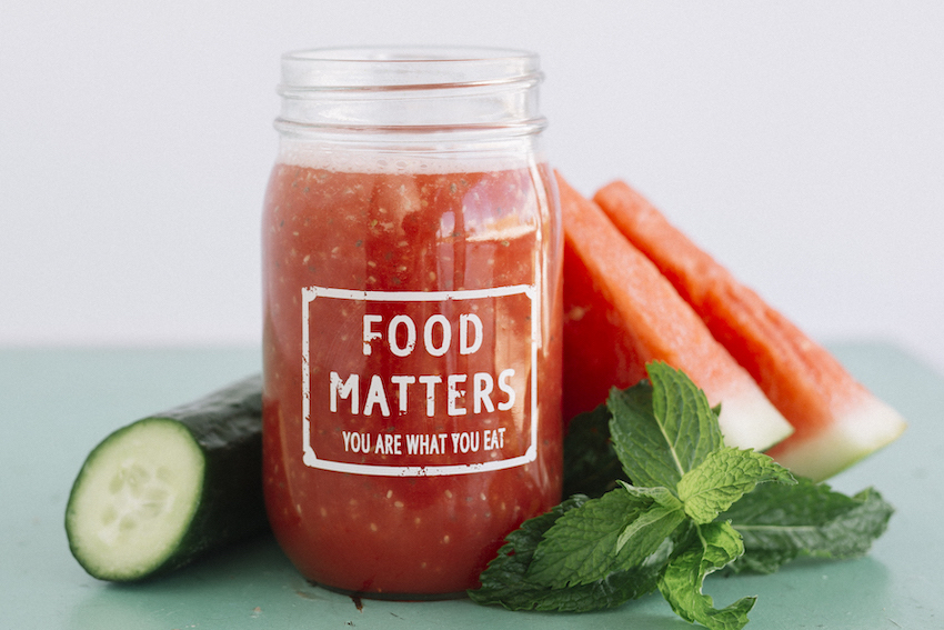 Watermelon Chia Seed Smoothie FOOD MATTERS®
